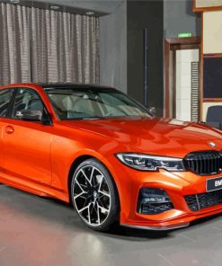 Orange Bmw 3 Paint By Number