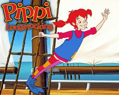 Pippi Longstocking Paint By Numbers