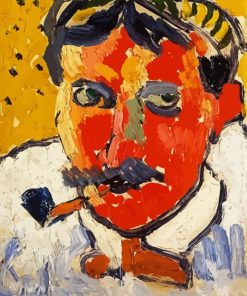 Portrait Of Derain By Maurice Paint By Numbers