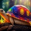 Rainbow Turtle Paint By Number