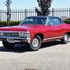 Red 67 Chevrolet Paint By Numbers
