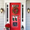 Red Christmas Door Paint By Numbers