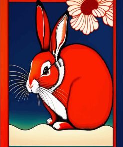 Red Rabbit Paint By Number