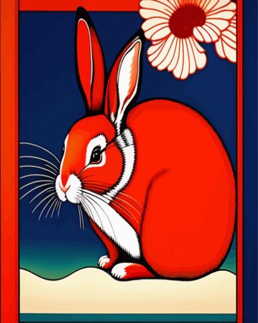 Red Rabbit Paint By Number