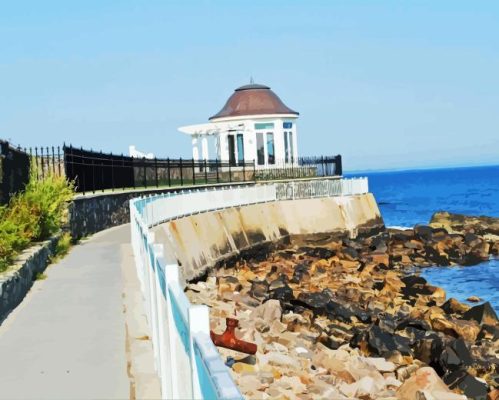 Rhode Island Cliff Walk Paint By Numbers