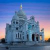 Sacre Coeur At Sunset Paint By Number