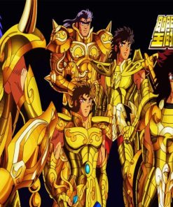 Saint Seiya Manga Paint By Numbers