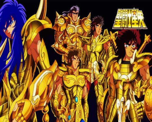 Saint Seiya Manga Paint By Numbers