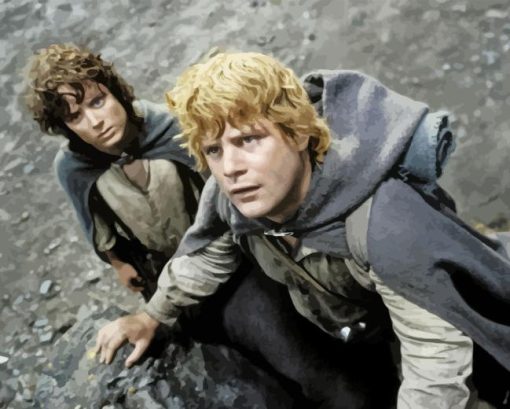 Sam And Frodo The Hobbit Paint By Number