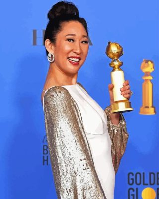 Sandra Oh Paint By Numbers