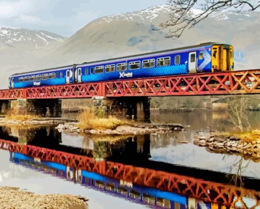Scotland Train Paint By Numbers