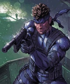 Solid Snake Paint By Numbers