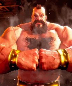 Strong Zangief Paint By Numbers