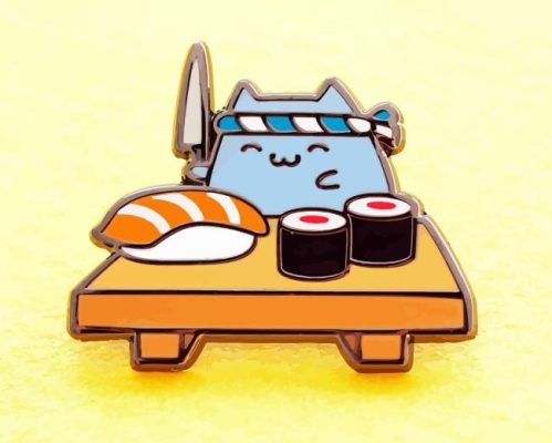 Sushi Cat Paint By Numbers