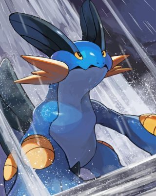 Swampert Art Paint By Numbers