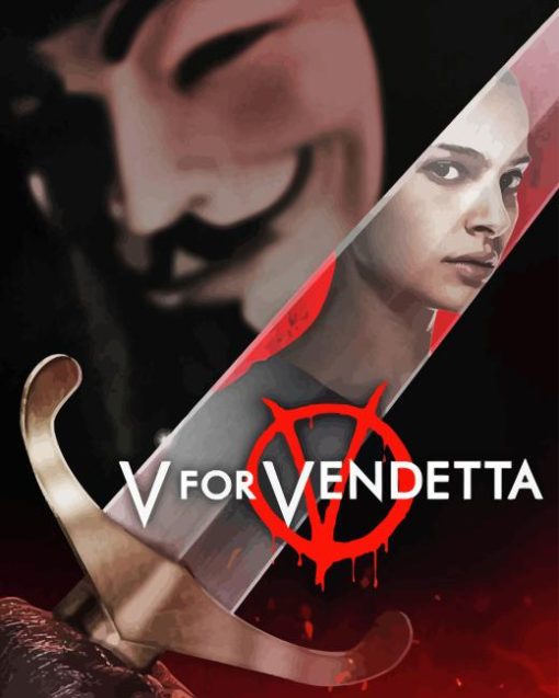 V For Vendetta Paint By Numbers