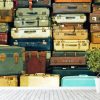 Vintage Suitcases Paint By Numbers