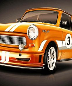 Vintage Trabant Car Paint By Numbers
