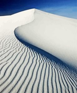 White Sand Dune Paint By Numbers