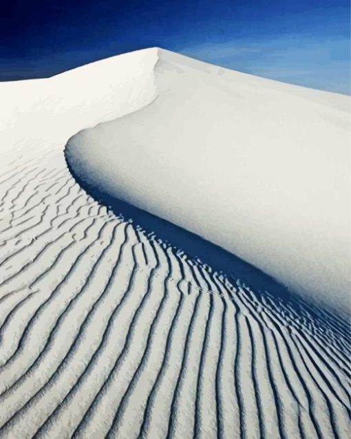 White Sand Dune Paint By Numbers