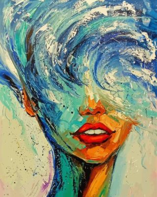 Woman Wave Paint By Number