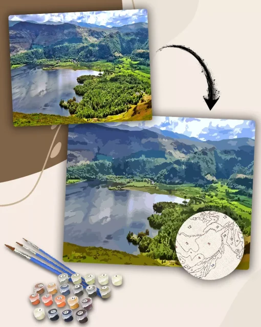 Painting By Numbers Custom​ Landscape